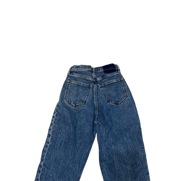 Abercrombie & Fitch The 80’s Mom Jean Ultra High Rise Blue Denim Size 24/00 - Picture 4 of 9